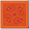 Standard Domestic Orange Bandanna